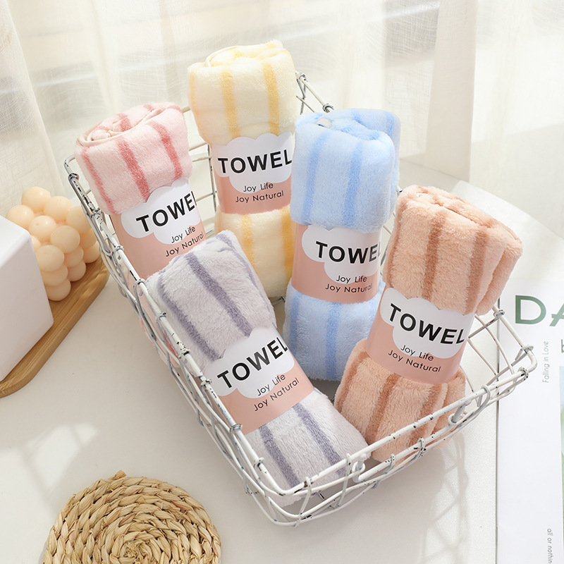 Coral soft towel for home use