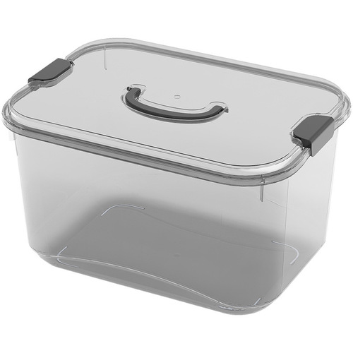 [Nafenai] Transparent storage box household snack toy storage box sealed dust-proof dormitory transparent storage box