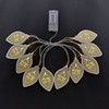 Cross -border festivals decorative LED moon leaf -shaped light strings acrylic home