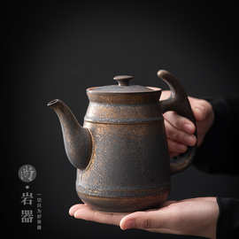 复古泡茶壶家用中式功夫茶具单壶客厅大号大容量餐厅冷水壶花茶壶