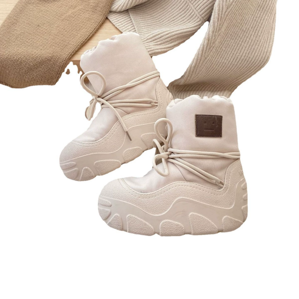 Keep warm non-slip wear-resistant winter low boots