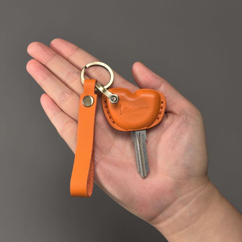 Suitable for Vespa Vespa Key Bag Genuine Leather Gts300 Spring Sprint 150 Cowhide Retro Style Key Cover