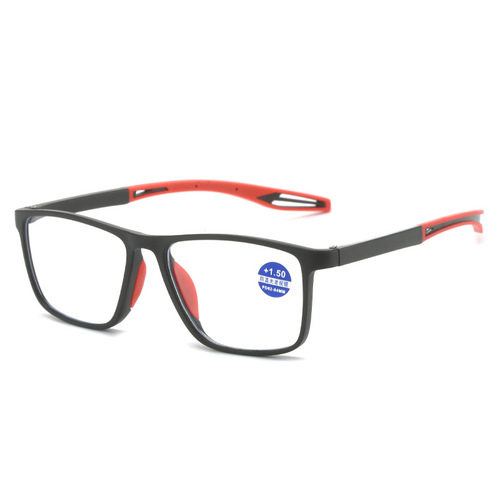 Factory direct supply ultra-light high-definition anti-blue light sports reading glasses with eye protection and temperament myopia glasses frames
