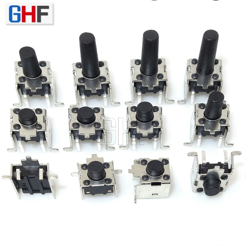 6*6 Патч-кронштейн сенсорный переключатель горизонтальная Защита окружающей среды шрапнель из нержавеющей стали 6*6*4,3/5 кнопочный переключатель