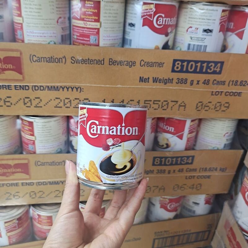 泰原装Carnation Mali三花練乳淡乳手標泰式ミルクティー焙煎原料コース|undefined