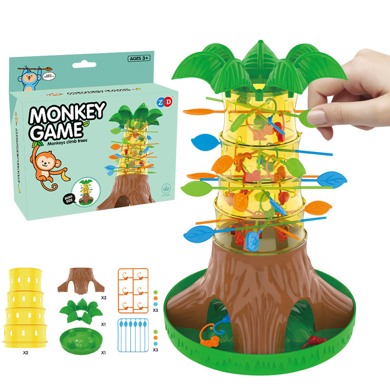 상호 작용하는 교육 어린이 장난감 아래로 장난감 등반 원숭이 국경 새로운 SOMERSAULT 원숭이 게임
