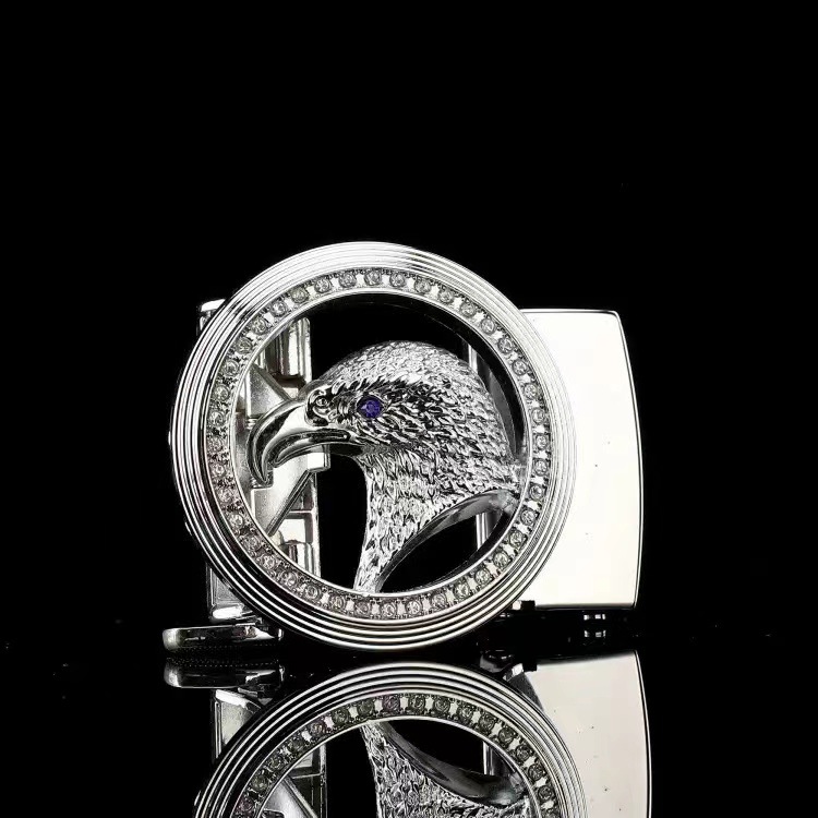 2023 tendencia de la moda nueva hebilla de cinturón de aleación de los hombres hebilla automática 3,5 CM pantalones tomar la delantera nueva