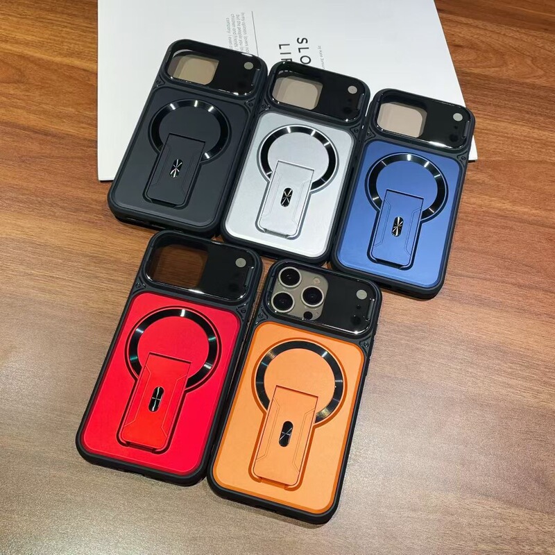 Cool Matte Stand with Magnetic Attachment That Instantly Transforms into a Suitable Case for Apple 17 Pro Max, Fully Protective for 16, Simple Design for 15, and 14 Cool Matte Stand with Magnetic Attachment That Instantly Transforms into a Suitable Case for Apple 17 Pro Max, Fully Protective for 16, Simple Design for 15, and 14