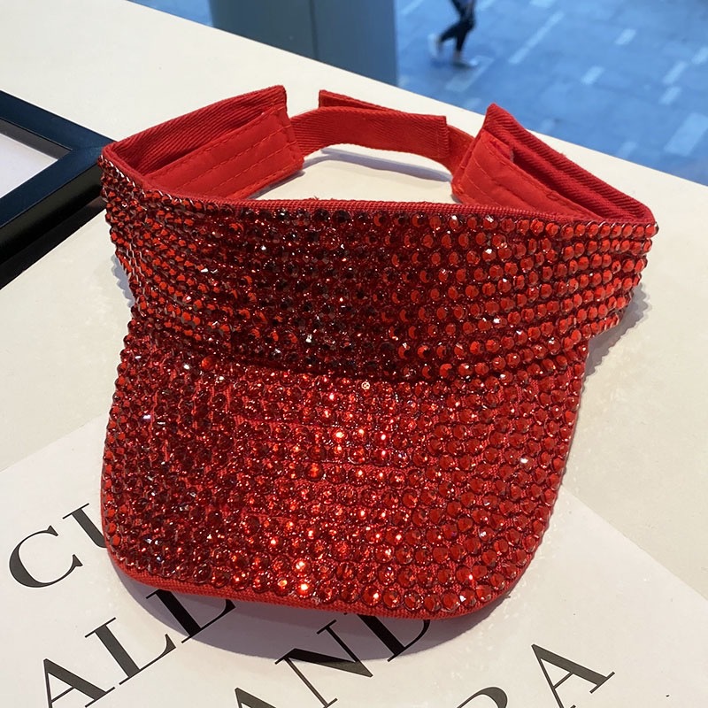 Amazon transfronterizo vacío sombrero de verano sombrero de diamante caliente tendencia hip-hop