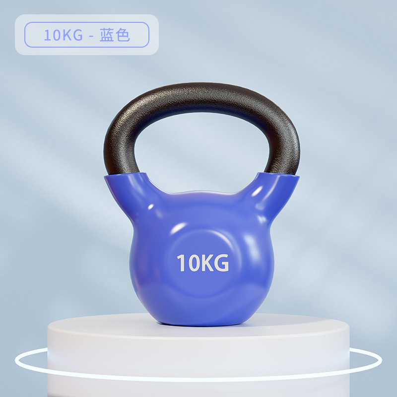 Pot de hierro fundido sólido profesional damas de acondicionamiento físico doméstico pequeño volumen de 6 kg de inmersión de plástico pot de moldeo de tipo duro