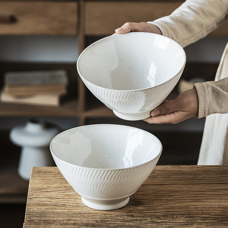 El viento creativo empalme cerámica Douga cuenco redondo casero polvo de