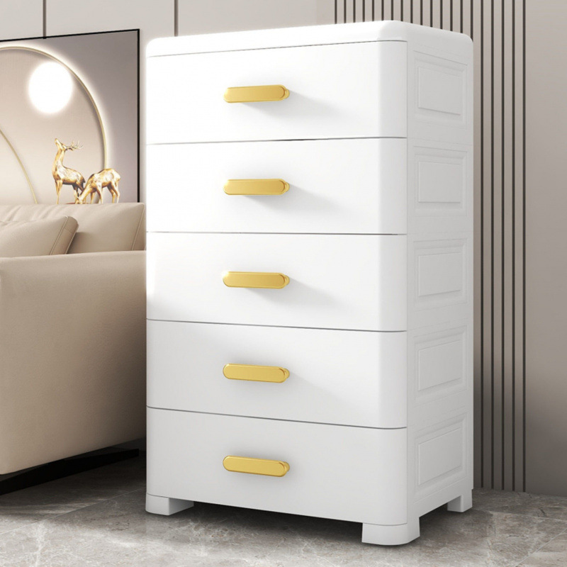 Armario de almacenamiento de varias capas engrosado, armario de almacenamiento de cajones, armario de almacenamiento de artículos diversos de juguete para el hogar, caja de almacenamiento junto a la cama del dormitorio