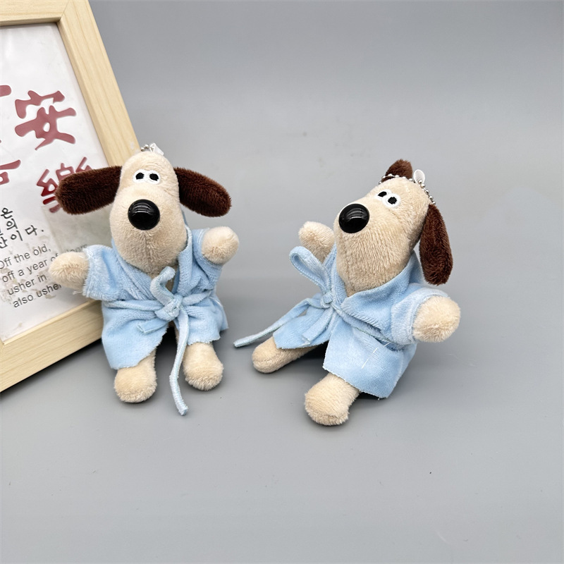 Máquina de garras boutique muñeco de peluche llavero colgante albornoz bolso de muñeca cachorro colgante pequeño regalo al por mayor
