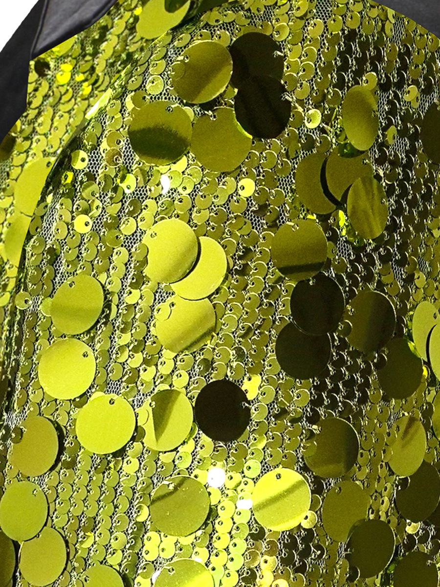 Costume da ballo con blazer e paillettes da uomo, nuovo per Halloween, costume da presentatore, europeo e americano, transfrontaliero_voghion.com