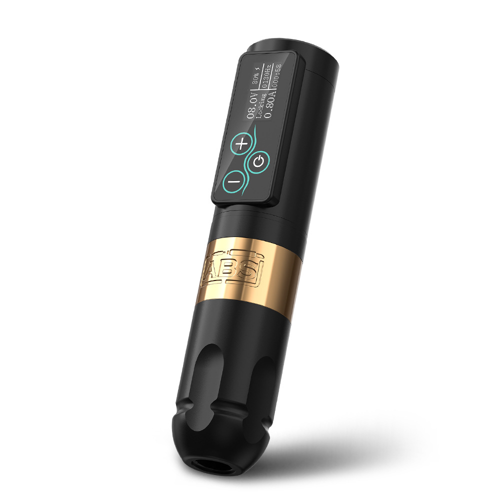 Anillo ABS negro oro