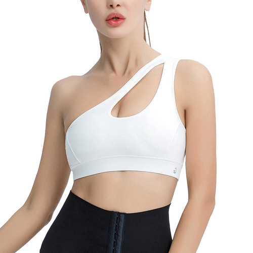 Cross-border high-end V-neck yoga bra for women, sexy shaping, fitness running shock-absorbing sports bra