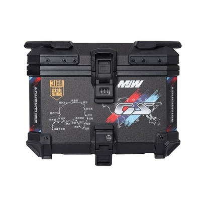 lock, large quick-release motorcycle tail – Motorcycle trunk - mjw45l02-model-password-lock-abs-trunka-must-have-in-this-lifeblack