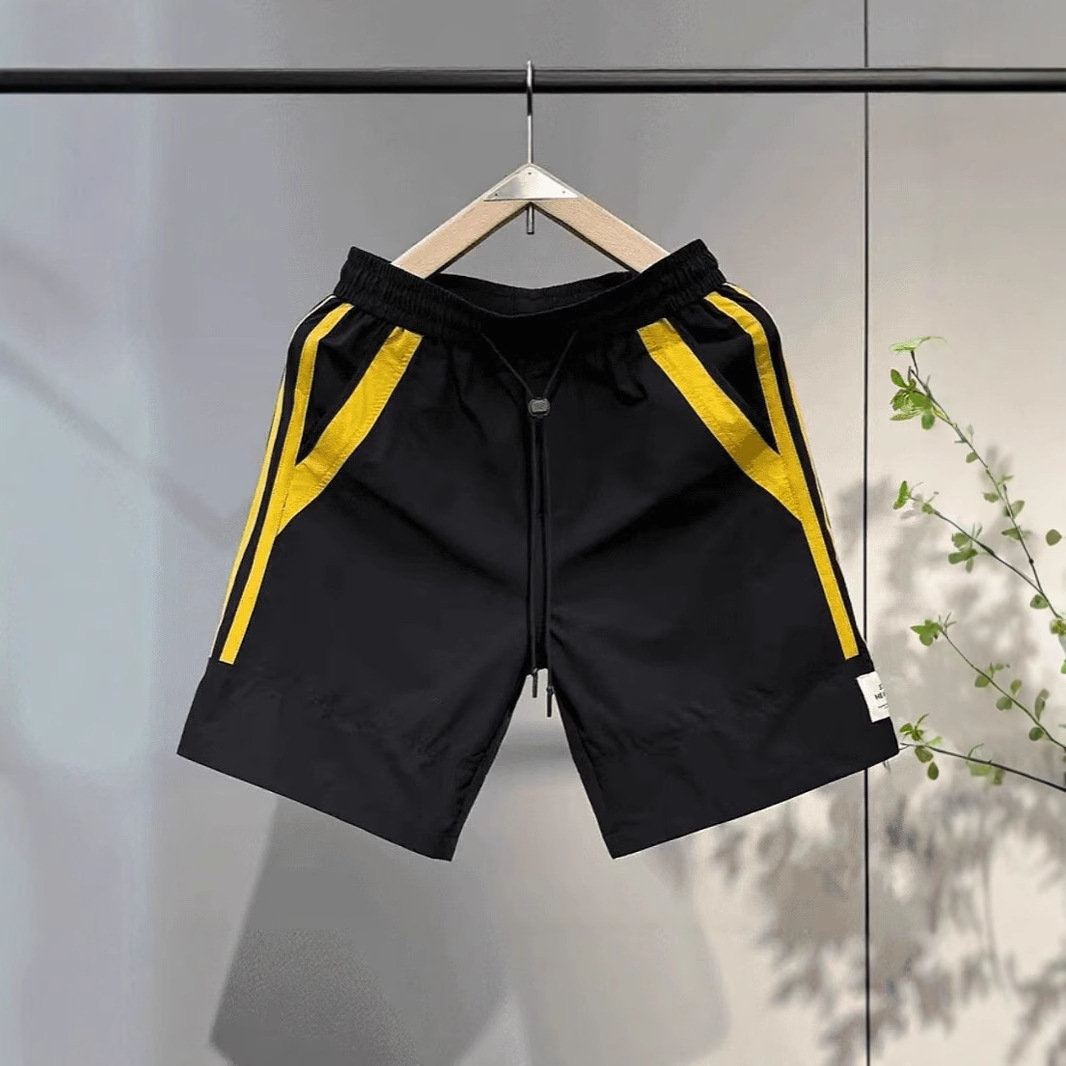 Men's Clothing Men's Summer Casual Five Point Shorts Style Trendy Loose Straight Leg Patchwork Sports Sweatpants Versatile_viptrois.com