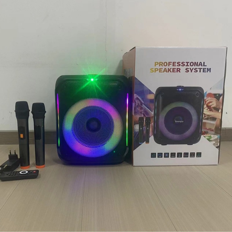 2025新款户外蓝牙音响K歌一体大音量家用大功率重低音箱低音炮|undefined