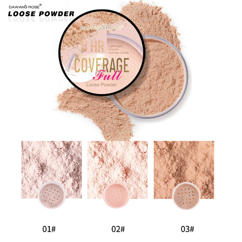 Neues loses Puder-Make-up, ölregulierend, natürlicher Abdeckstift, langanhaltend, mattierend, fixierend – Kosmetik_voghion.com