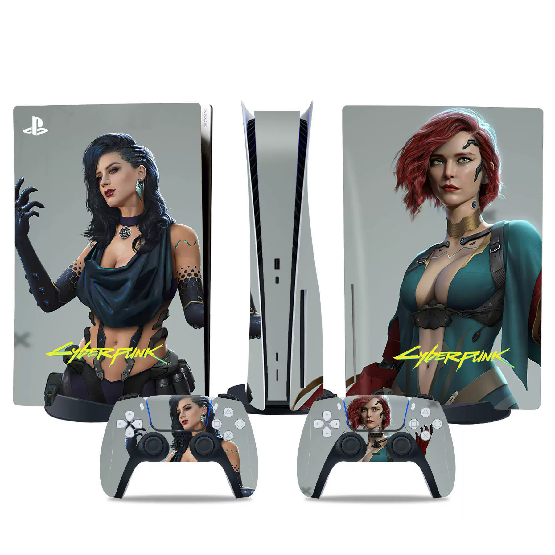 PS5 console skin, optical drive version, colorful vinyl film, removable adhesive