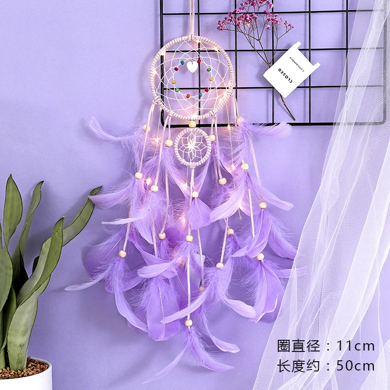 Wholesale dream catcher, patchwork, dream catcher material, diy indoor decoration, girl's heart catcher, dream catcher, room hanging