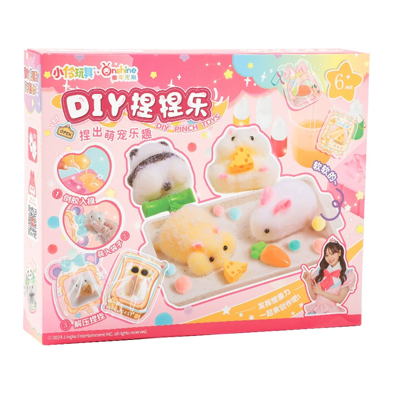 Силиконовый слайм, пищевая игра, кролик, игрушка, ручная работа, антистресс