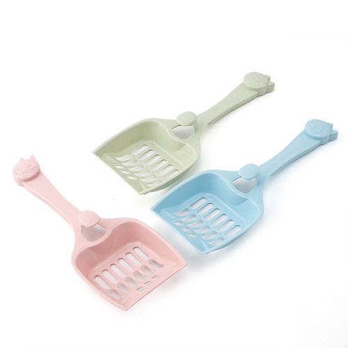 Pet Cat Litter Scoop Cat Cleaning Supplies Litter Box Cleaning Tool with Hook Can Be Hooked on Litter Box