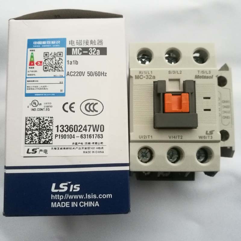 全新原装LS产电交流接触器MC-32a替代GMC-32电压AC220V 110V 380V