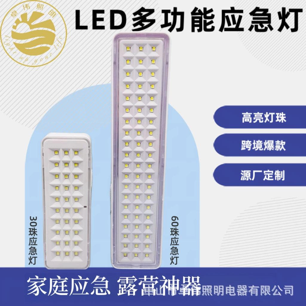 Внешняя торговля популярный светодиодный аварийный светильник высокой яркости семейный аварийный светильник южноамериканская вилка по индивидуальному заказу 30 бусин 60 бусин в стиле кемпинга свет