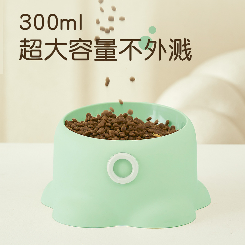 Nuevo tazón para gatos para mascotas, tazón para perros, tazón para gatos, suministros para gatos, comida y agua, fuente de tazón individual, venta al por mayor transfronteriza de fábrica