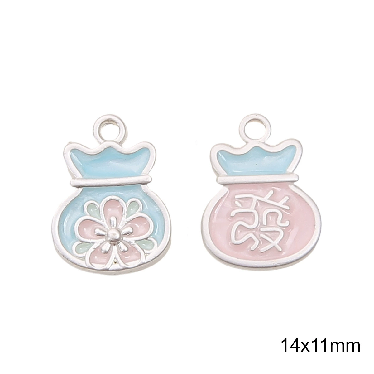 Metal Pendant (Heaven Official's Blessing) enamel charms, double-sided prints, assorted sizes