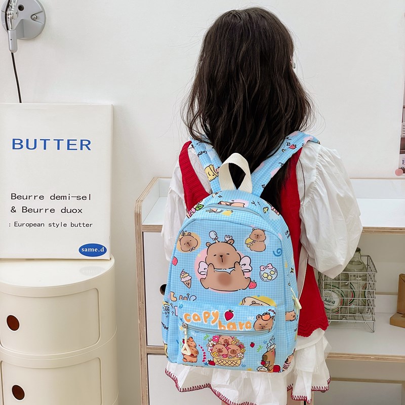 Mochila de dibujos animados japoneses para niños y niñas