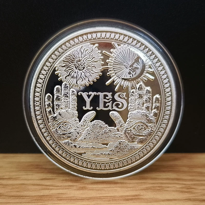 Решение - валюта да/нет магическая монета игрушки валюта памятная медаль