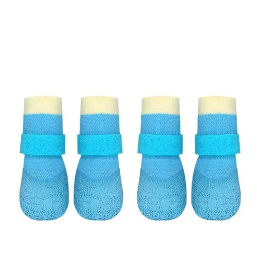 All-season dog booties slip-resistant waterproof socks soft bottom wear-resistant Chihuahua Pomeranian shoes Corgi pet shoe covers 
