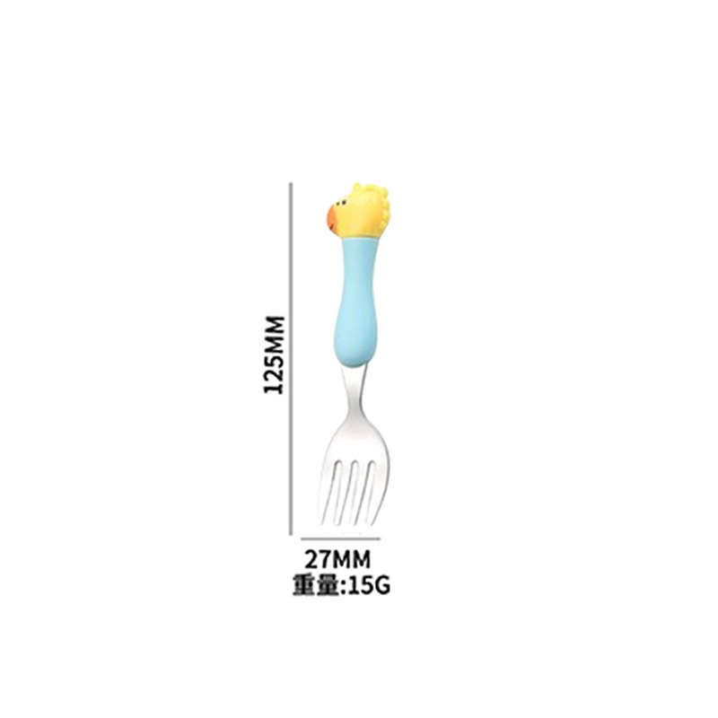 블루 포니 {트럼펫} 304 스틸 포크