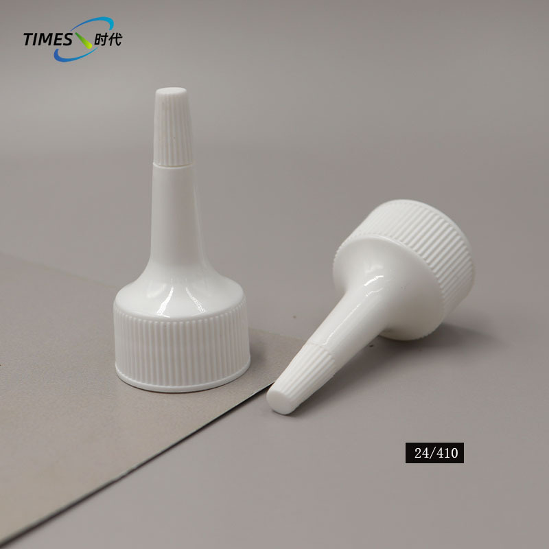 白色尖嘴瓶盖 24口径电发水盖  24/410 挤压瓶旋盖
