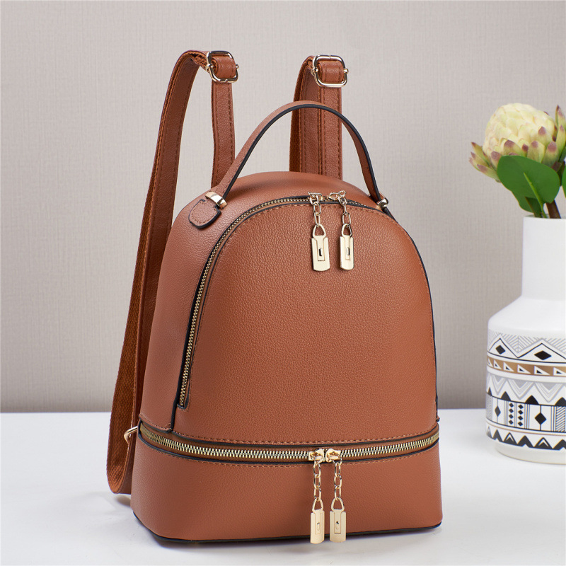 Mochila Ejecutiva para Mujer de PU de Gran Capacidad para Negocios