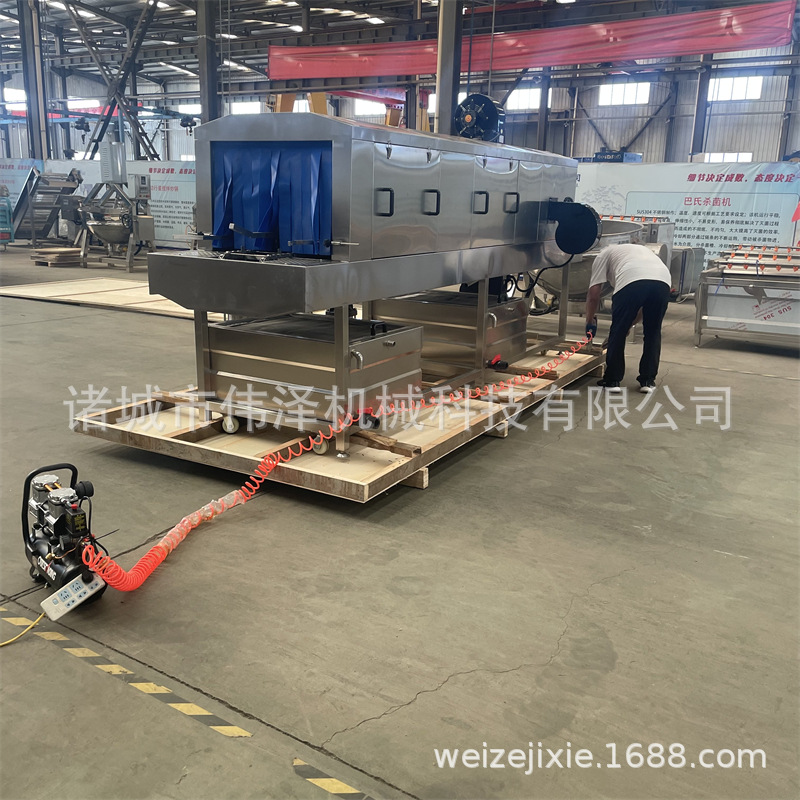 全自动周转箱清洗机 隧道循环热碱水洗筐机 塑料生鲜果蔬筐洗筐机