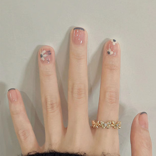 Spring outing flower wear nail spring and summer nail patch new nail patch fresh fake nail spring and summer nail patch finished product