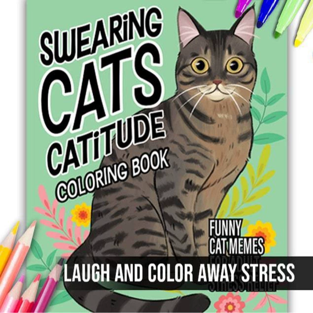 Матюгальники кошки Catitude Раскраска для кота Раскраска для кота
