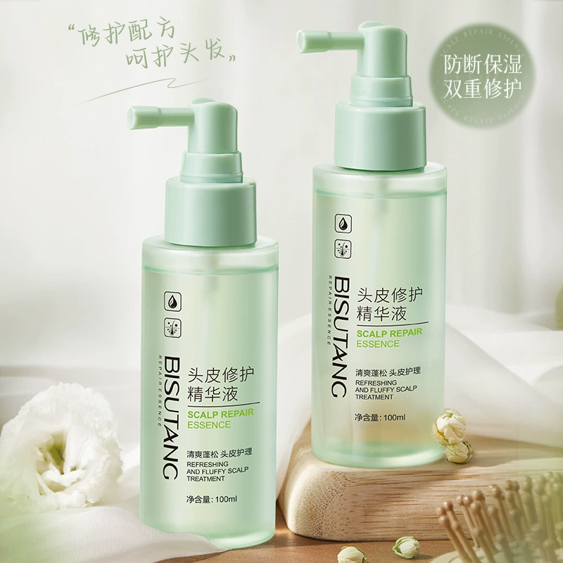 Bisutang Сущность для восстановления кожи головы 100 мл питательная вода, увлажняющий и очищающий перхоть, очищающий гель