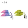 OPP bag double installed purple pink+fruit green