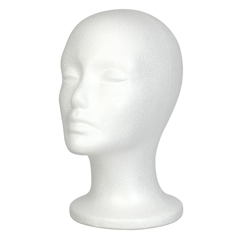 [同じスタイル低価格] フォームモデルヘッドダミーヘッドモデル女性フォームヘッドモデルモデルダミーヘッドディスプレイヘアガールかつらヘッドモデル|undefined