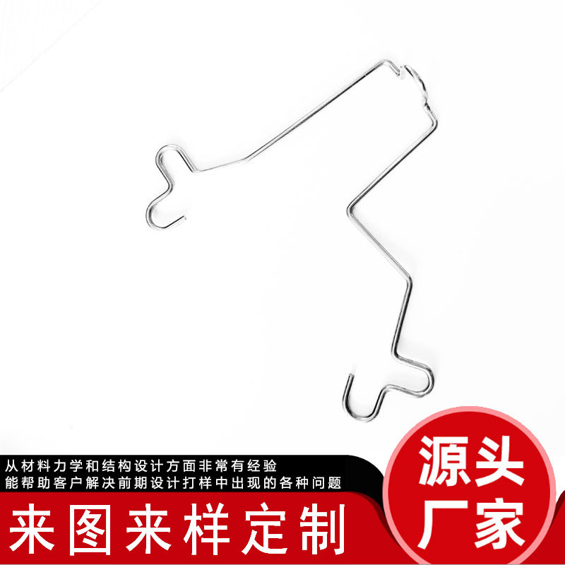 不锈钢弹簧扣五金扣弹簧夹子不锈钢几字形紧固防脱落异形弹簧