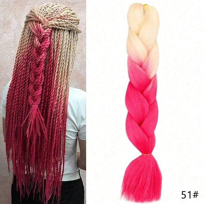 Peruca de trenza africana mujer color trenza artefacto de alta temperatura seda de trenza cabello cabello cab