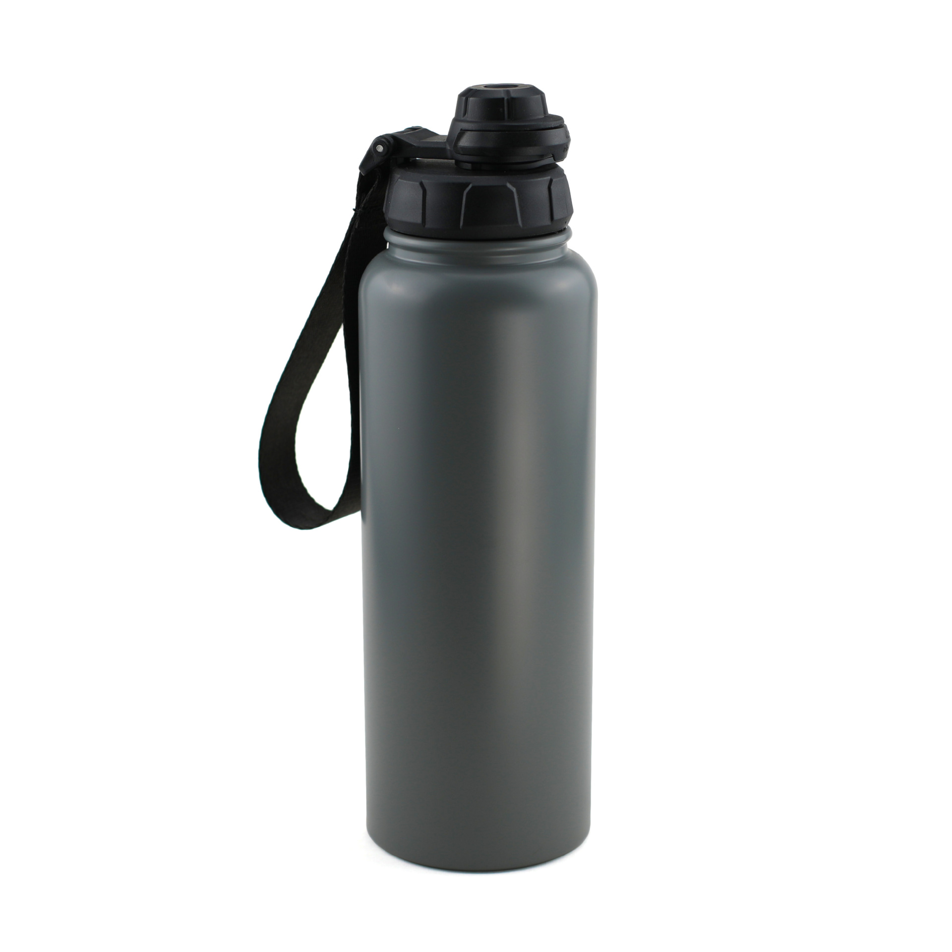 Botella de agua deportiva portátil de doble asa para exteriores, estilo americano, 30 oz, exportación, acero inoxidable 304, botella espacial