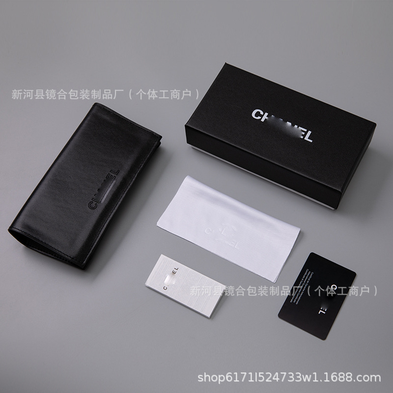 Spot al por mayor nueva caja de gafas de marca de alta gama de moda caja de gafas de sol de alta gama caja de embalaje completa