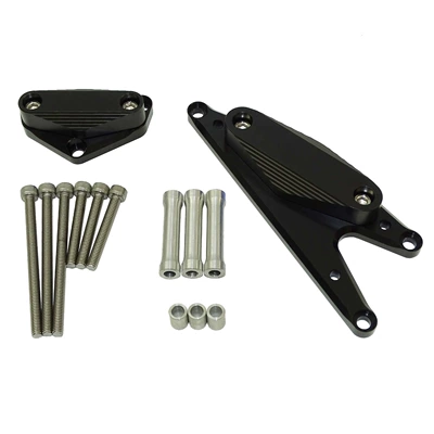 Suitable for Suzuki Gsx1250Fa Bandit Gsf1250 Engine Hood Anti-Fall Protection Rubber (Motorcycle frame) - black