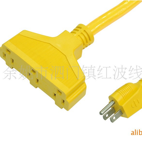 美式多头母插，美标电源线插头，美式多孔插座